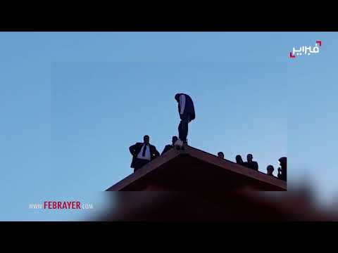 شاهد كيف يحاول كبار الأمنيين ثني رجل الأمن عن الانتحار في مراكش