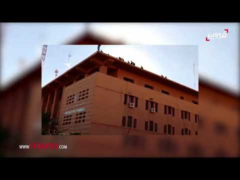 شاهد أول فيديو لرجل الأمن الذي يحاول الانتحار