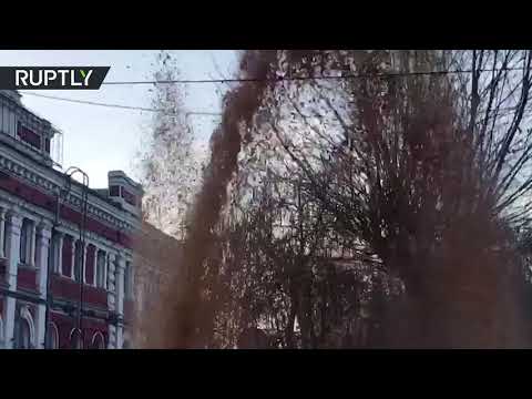 بالفيديو ظهور نافورة وسط ساراتوف الروسية