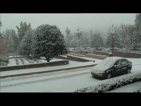 شاهد طوارئ في المغرب جراء تساقط كثيف للثلوج