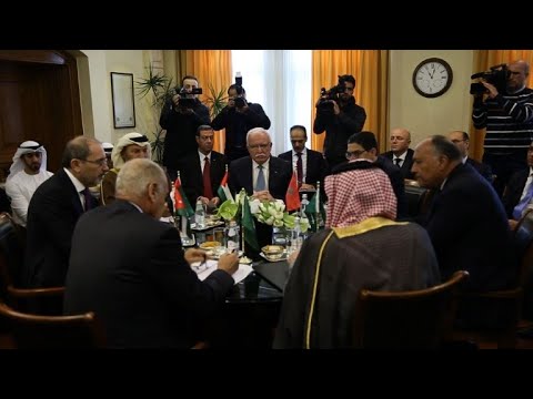 بالفيديو الجامعة العربية ستسعى للحصول على اعتراف دولي بفلسطين