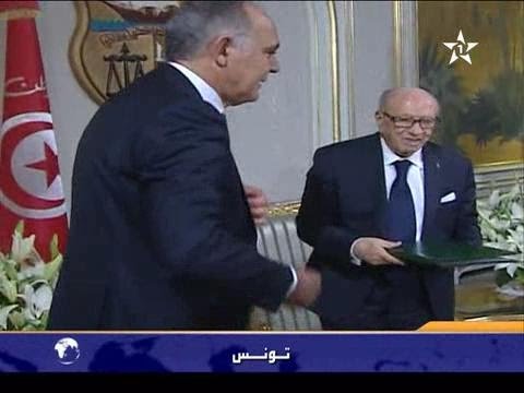 مزوار يسلم رئيس تونس رسالة من ملك المغرب