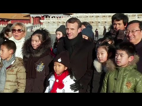 شاهد اهتمام كبير لزيارة الرئيس الفرنسي ماكرون إلى الصين