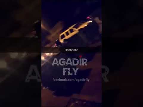 شاهد فيديو مثير لمراهقين يقومون بأعمال جنونية في الشارع العام