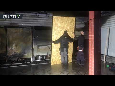 إحراق محل يهودي في ضواحي باريس