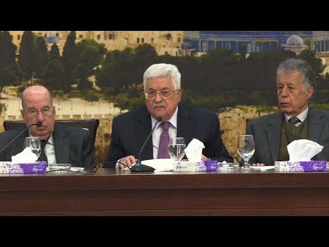 شاهد عباس يرفض خطة ترامب للسلام