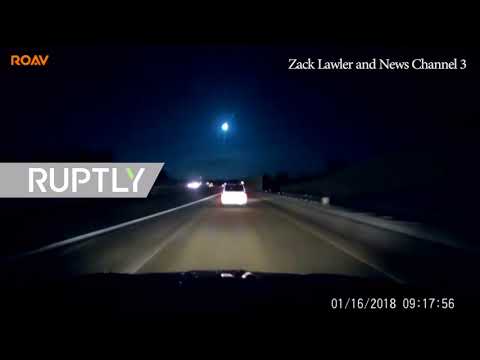 شاهد سقوط نيزك في ميتشيغان الأميركية يسبب زلزالًا