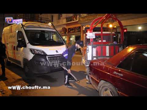 شاهد قوات الأمن تلقي القبض على مجموعة مخمورة داخل سيارة