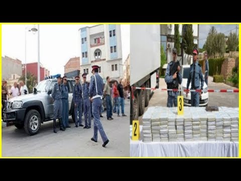 شاهد كيف اعتقل ضابط سامي وسبعة مخازنية في الناظور