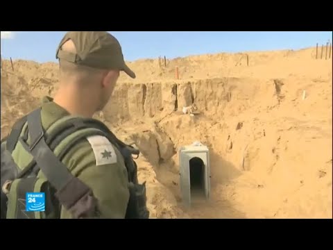 شاهد إسرائيل تعرض للمرة الأولى الجدار الذي تبنيه بين أراضيها وغزة