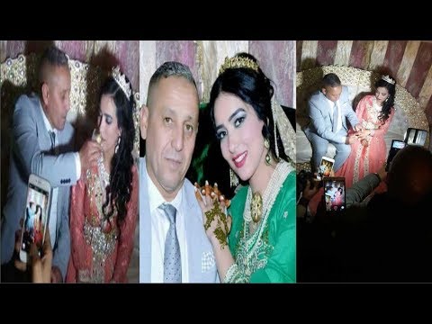 شاهد  فنان شعبي مغربي يتزوج للمرة الثانية بفتاة في عمر ابنته