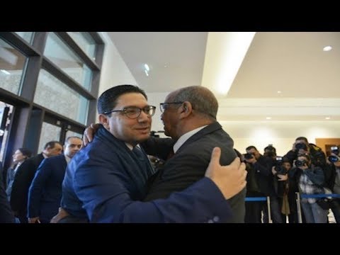 شاهد مساهل الذي اتهم المغرب يُعانق بوريطة