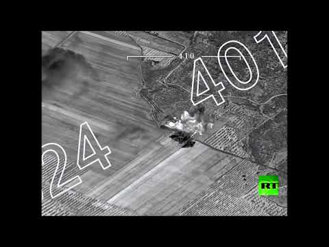 شاهد تركيا تنشر فيديو لاستهداف مواقع الأكراد شمال سورية