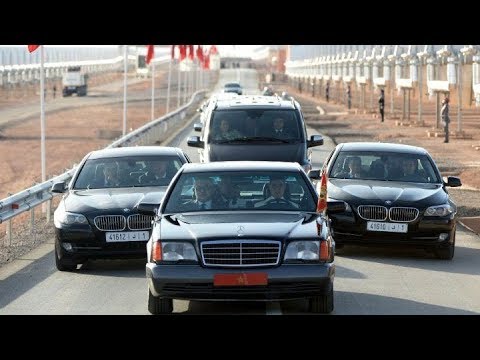 شاهد لحظة وصول الملك محمد السادس إلى مدينة أغادير