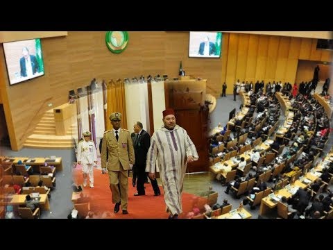 شاهد احتجاجات قوية للوفد المغربي المشارك بأعمال القمة الـ30