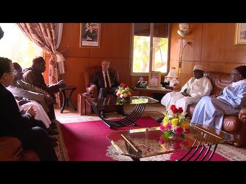 شاهد السيد توفيق يعقد اجتماعًا مع وفد من علماء الطريقة التيجانية