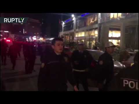 شاهد انفجار داخل مبنى دائرة الضرائب في أنقرة