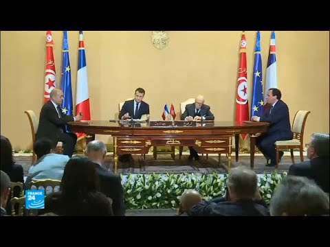 شاهد مساعدة تونس والوقوف إلى جانبها هو العنوان العريض لزيارة ماكرون