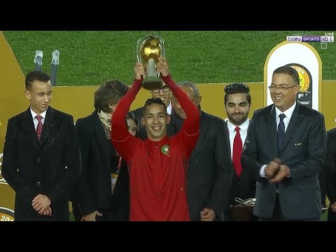 شاهد لحظة تتويج المنتخب المغربي بلقب كأس أفريقيا للمحليين