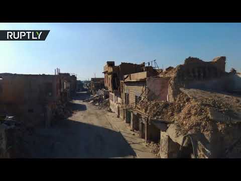 شاهد لقطات مُحزنة تُوثِّق حالة الموصل الكارثية