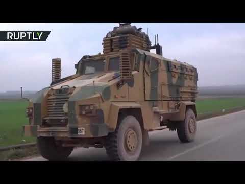 شاهد القوات التركية تتحرك نحو حلب