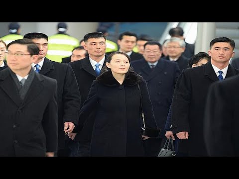 شاهد شقيقة كيم جونغ أون تصل كوريا الجنوبية