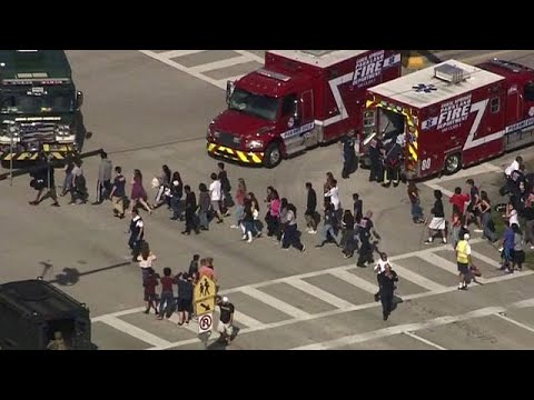 شاهد مقتل 17 شخصا في إطلاق نار في مدرسة أميركية