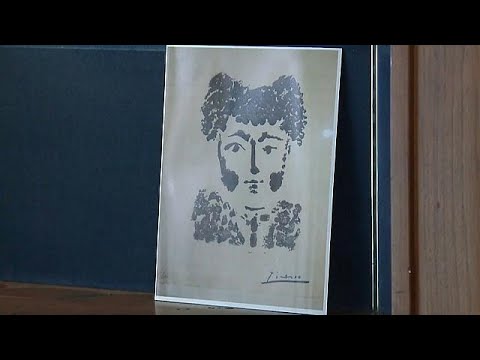 شاهد سرقة لوحة أصلية للفنان بيكاسو