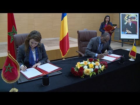 شاهد المغرب والتشاد يوقعان على بروتوكول اتفاق واتفاق إطار في مجال الماء