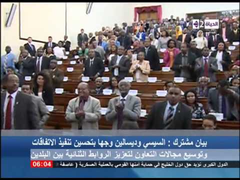 بالفيديو بيان مشترك بشأن مفاوضات سد النهضة