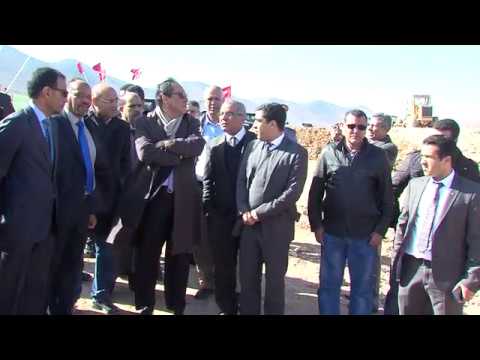 شاهد اعمارة يتفقد مبانٍ مائية وطرقية في إقليم كلميم