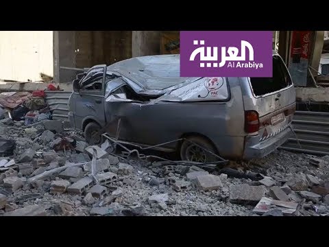 شاهد قوات الحكومة تصعد قصفها على غوطة دمشق