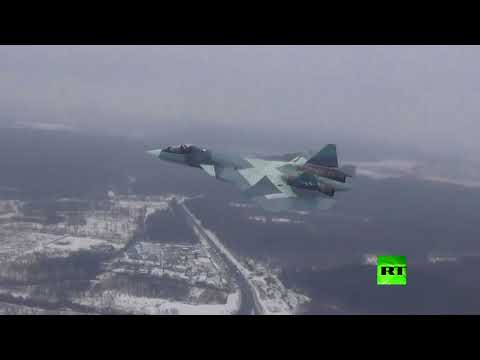 شاهد إحدى التحليقات الأولى لمقاتلات تي50 باك فا في سورية