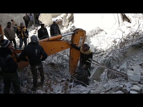 مدنيون لجأوا إلى اقبية الغوطة الشرقية