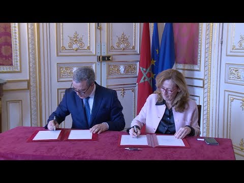 شاهد  المغرب وفرنسا تؤكّدان على تكثيف تعاونهما في الميدان القضائي