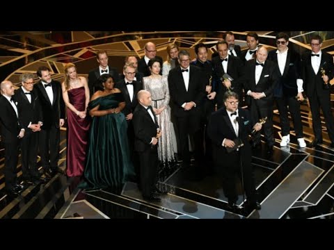 شاهد ذا شيب أوف ووتر يفوز بجائزة أوسكار أفضل فيلم