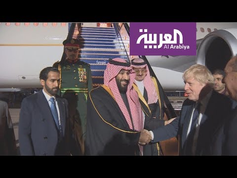 شاهد ولي العهد السعودي في بريطانيا