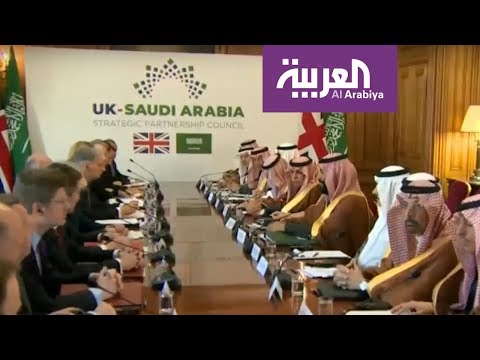 شاهد  محمد بن سلمان يلتقي برلمانيين بريطانيين وشخصيات سياسية