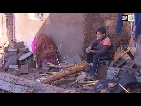 فيديو انهيار منزل ووفاة شخصين في آسني