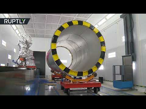 شاهد مكان تصنيع صواريخ سارمات الباليستية في مدينة كراسنويارسك