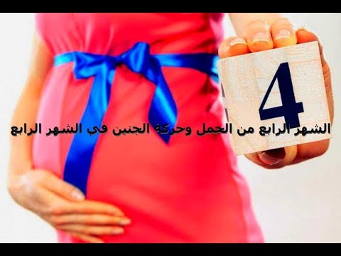 شاهدتطورات الشهر الرابع للطفل وحركته
