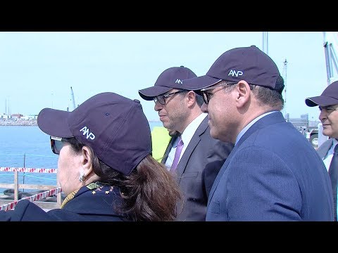 شاهد زيارة استطلاعية لوزير التجهيز المغربي إلى ميناء الدار البيضاء