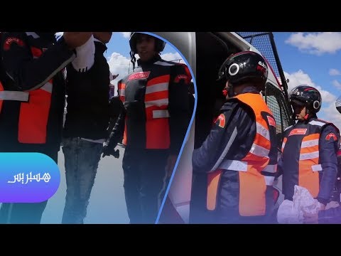 شاهد تدخلات أمنية واعتقالات في شوارع الرباط
