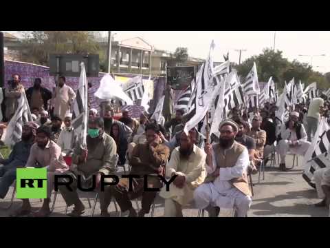 جماعة الدعوة الباكستانية تتظاهر دعمًا للغارات السعودية داخل اليمن