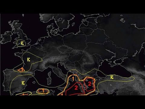 شاهد المركز الأوروبي ينشر إنذارًا مِن الدرجة الأولى