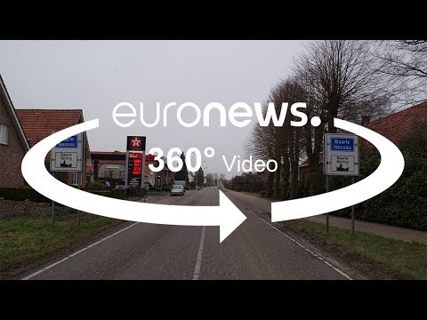 شاهد قريتان متداخلتان بين بلجيكا وهولاندا