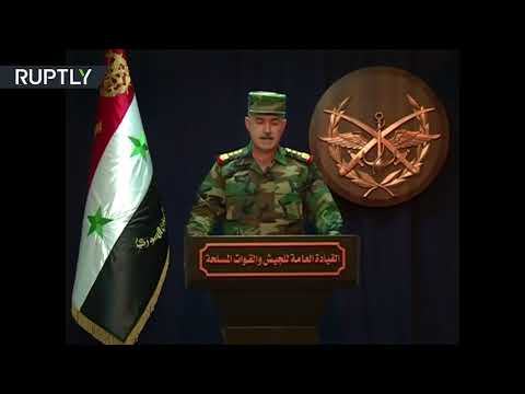 شاهد بيان الجيش السوري حول عملياته في الغوطة الشرقية