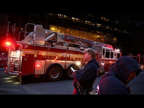 بالفيديو نشوب حريق داخل برج ترامب في مانهاتن