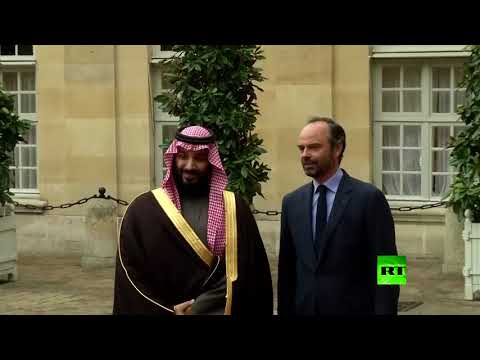 شاهد ولي العهد السعودي يبدأ لقاءاته الرسمية في باريس