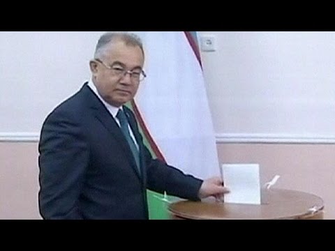 شاهد الانتخابات الرئاسية في اوزبكستان